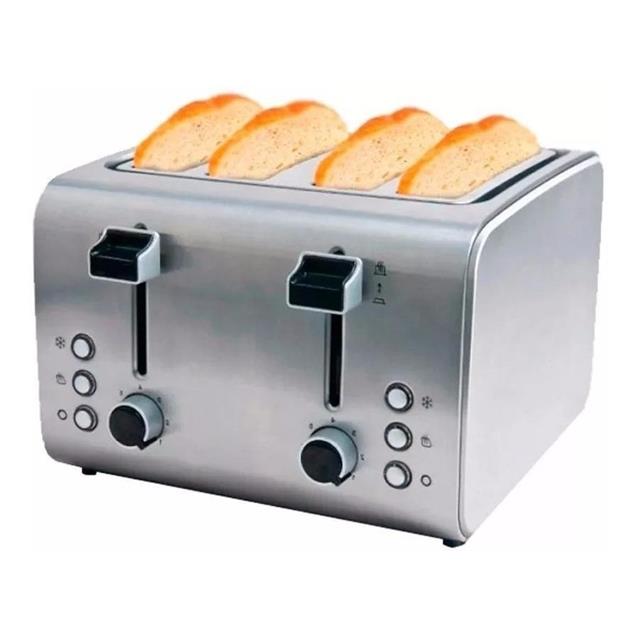 Tostadora Peabody Acero 4 Ranuras (Pe-T8520)