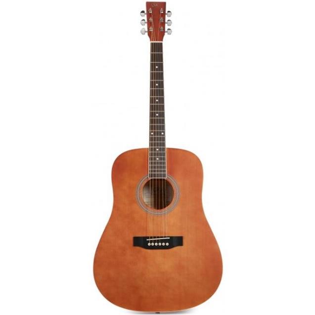 Guitarra Sx Acustica Brown + Soporte Thunder (SD104BR)