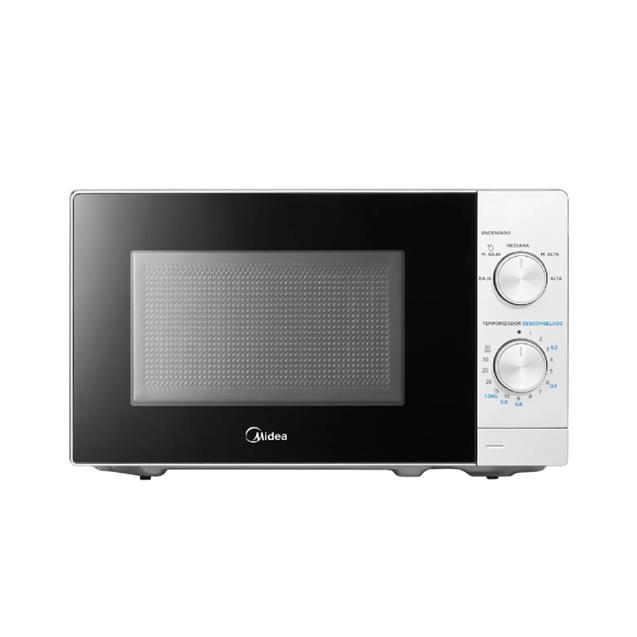Microondas Midea 20 Lts Mecánico Blanco (MWMN120WAR1)